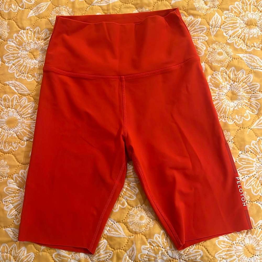 Peloton Apparel Women's Orange Shorts